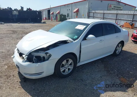 2012 Chevrolet Impala Ls from USA, damaged, VIN 2G1WA5E39C1185626